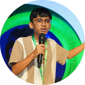 a student speaks